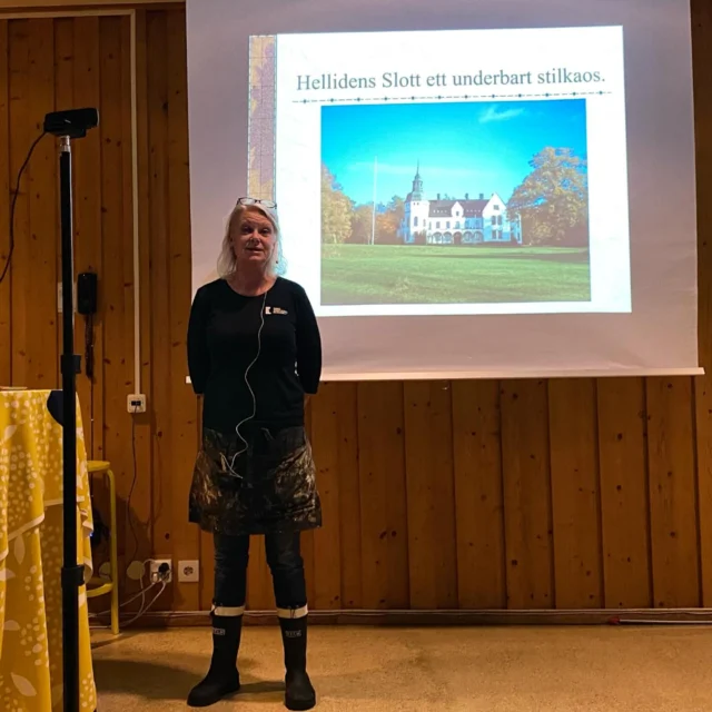 På onsdagar har vi en gemensam föreläsning för alla skolans kurser, med olika föreläsare och teman. Idag var det Marita från Hantverksakademin i Tibro som tog oss med på en stilresa från Antiken till Eklektisimen! Kunskap som ligger till grund för de fina renoveringarna som slottet genomgått senaste åren😍

#hellidensfolkhögskola #hellidensslott #tibrohantverksakademi #dekormåleri #stilhistoria #folkbildning